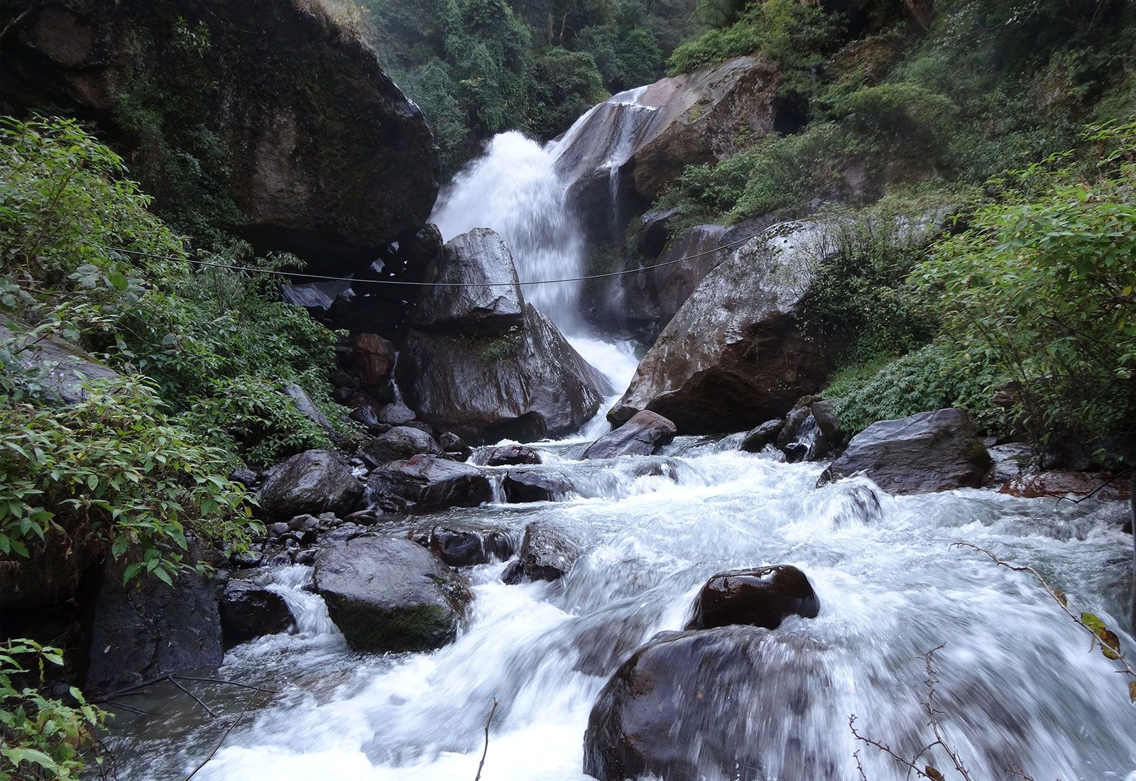 Langtang Valley trek route