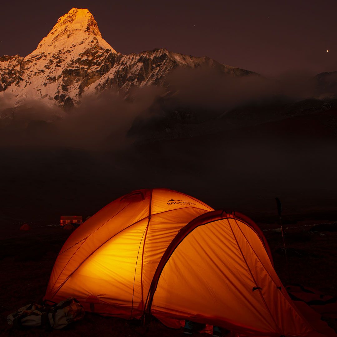 Rolwaling trek expeditions camp